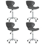 Sillas de comedor giratorias 2 uds de terciopelo verde claro