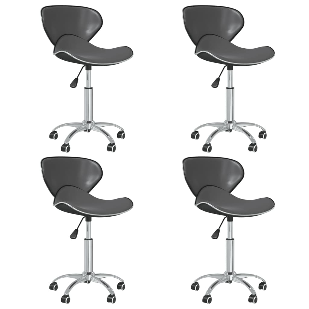 Sillas de comedor giratorias 2 uds de terciopelo verde claro