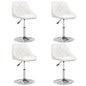 Dining Chairs 2 pcs Faux Leather White