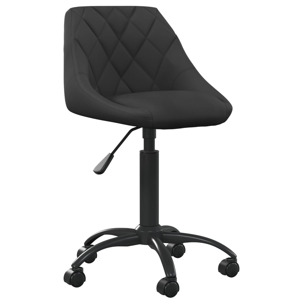 Silla de oficina de terciopelo amarilla mostaza