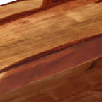 Mueble de TV madera maciza de acacia 110x30x40 cm