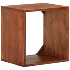 Estante de pared madera maciza de acacia 40x30x40 cm