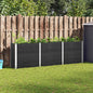 Canteiro de jardim com prateleira WPC cinzento 100x50x75 cm
