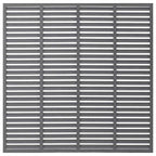 Valla de lamas WPC gris 180x180 cm