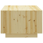 Mesa de centro de madera maciza de abeto 110x50x33,5 cm