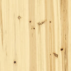 Mesa de centro de madera maciza de abeto 110x50x33,5 cm