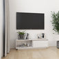 Mueble de TV de madera maciza de pino 110x30x33,5 cm
