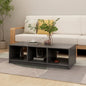 Mesa de centro de madera maciza de abeto 110x50x33,5 cm
