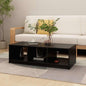 Mesa de centro de madera maciza de abeto 110x50x33,5 cm