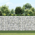 Arriates de gaviones 3 unidades hierro 30x30x100 cm