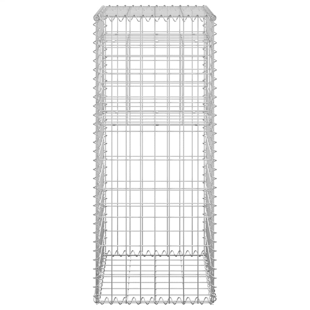 Cesta poste de gaviones de hierro 40x40x100 cm