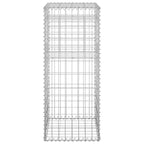 Cesta poste de gaviones de hierro 40x40x100 cm