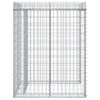 Muro de gaviones para contenedor de basura hierro 110x91x120 cm