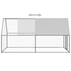Jaula gallinero de exterior de acero galvanizado 2x4x2 m