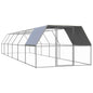 Jaula gallinero de exterior de acero galvanizado 2x4x2 m