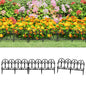 Garden edging 17 pcs PP white 10 m