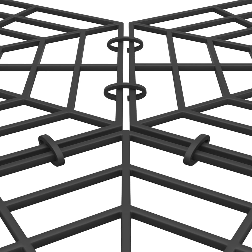 Protecciones para estanques 40 uds polipropileno negro