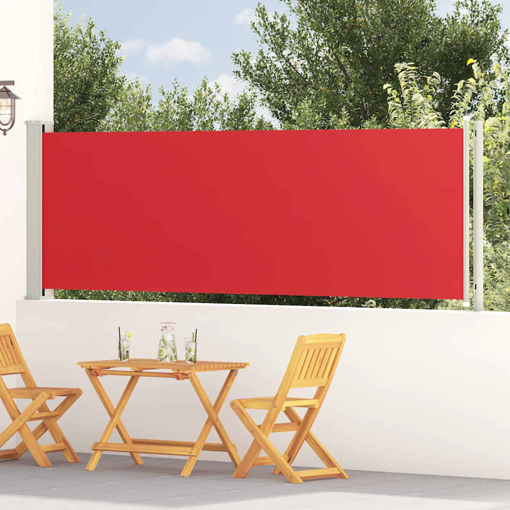 Blue Retractable Garden Side Awning 100x300 cm