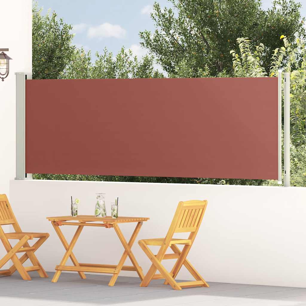 Blue Retractable Garden Side Awning 100x300 cm
