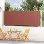 Toldo lateral retráctil de jardín azul 100x300 cm