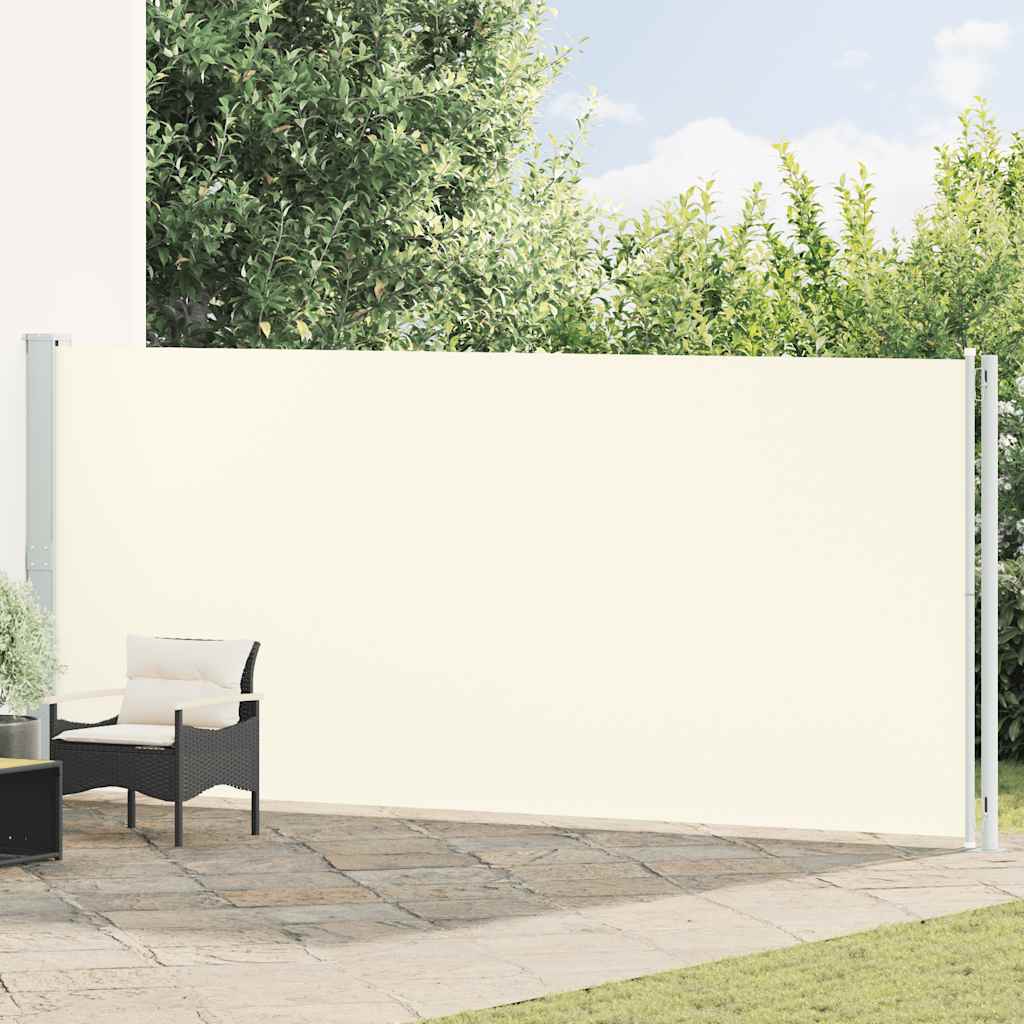 Blue Retractable Garden Side Awning 100x300 cm