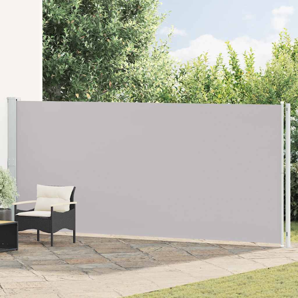 Blue Retractable Garden Side Awning 100x300 cm