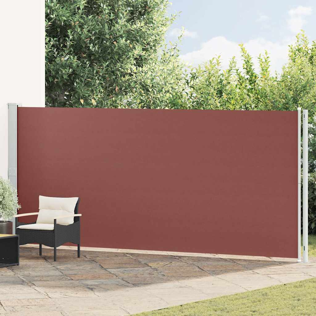 Blue Retractable Garden Side Awning 100x300 cm
