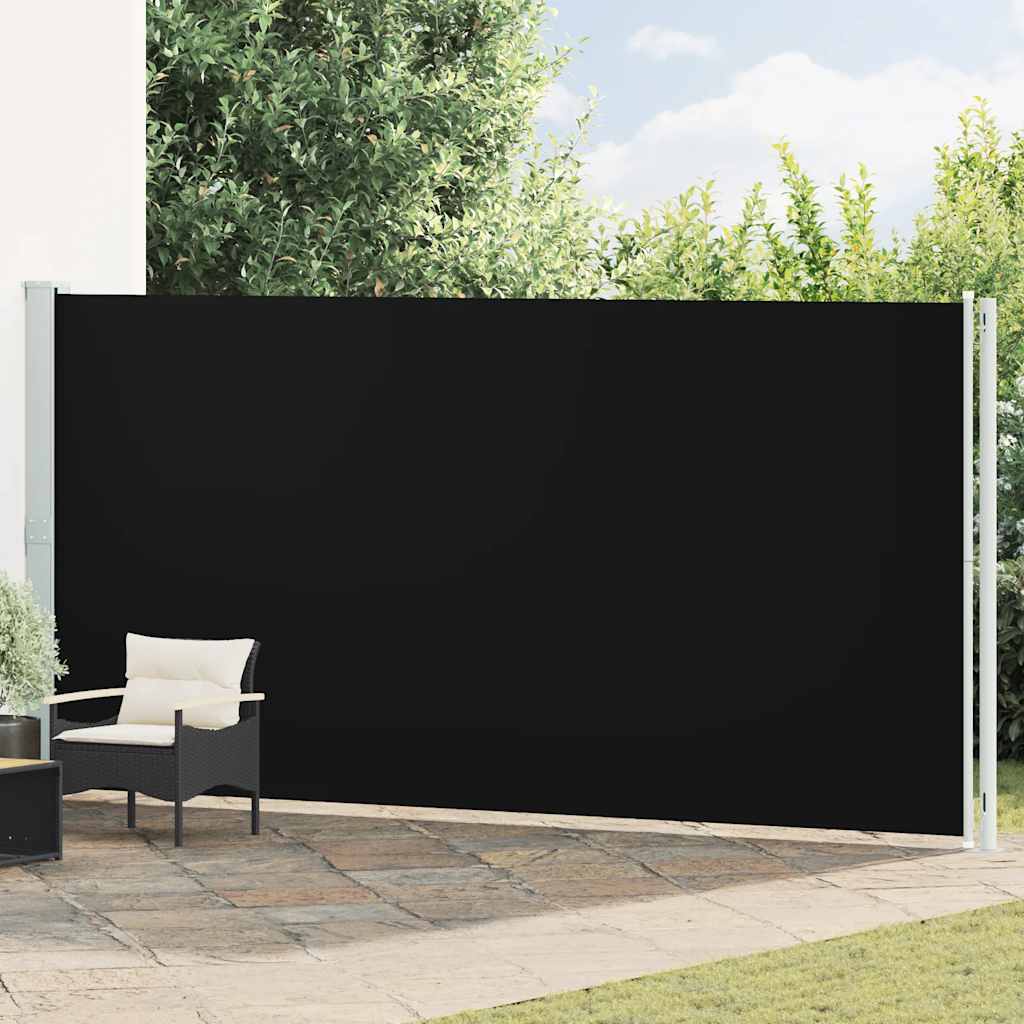 Blue Retractable Garden Side Awning 100x300 cm