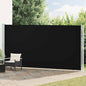 Toldo lateral retráctil de jardín azul 100x300 cm