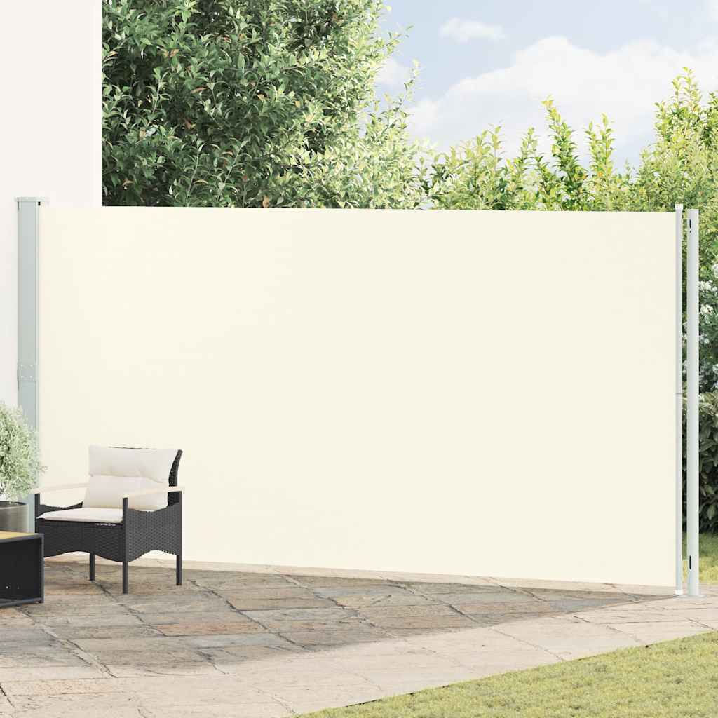 Blue Retractable Garden Side Awning 100x300 cm