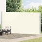 Toldo lateral retráctil de jardín azul 100x300 cm