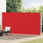 Toldo lateral retráctil de jardín azul 100x300 cm