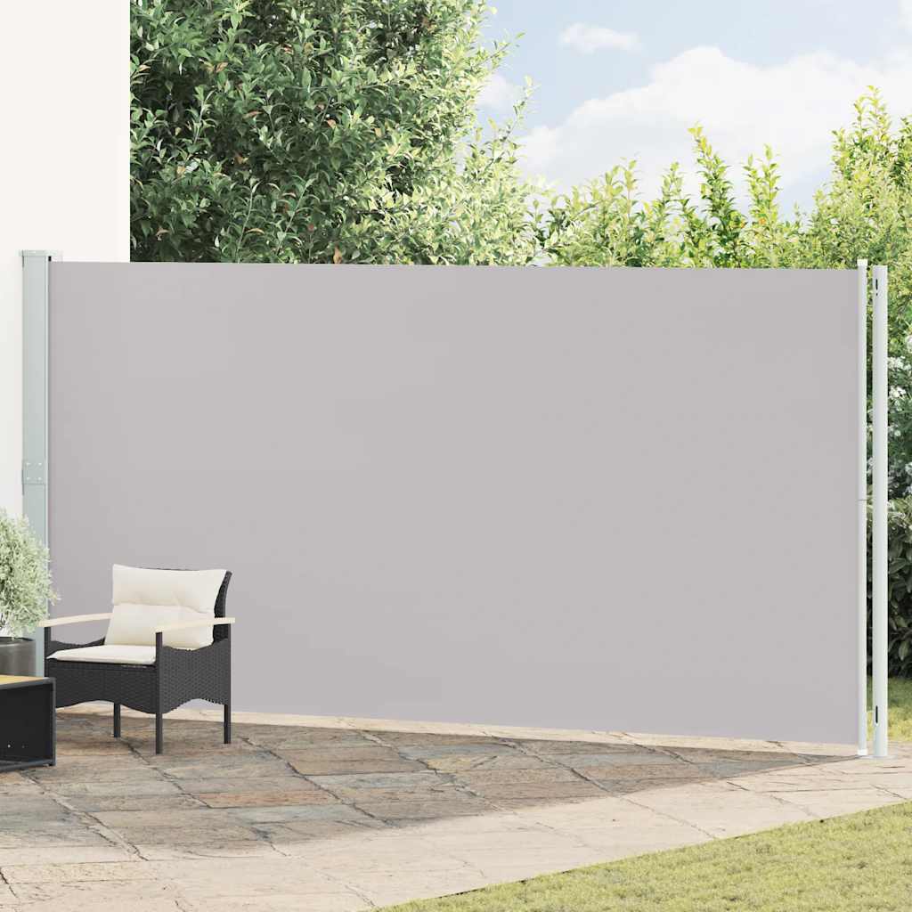Blue Retractable Garden Side Awning 100x300 cm