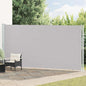 Toldo lateral retráctil de jardín azul 100x300 cm