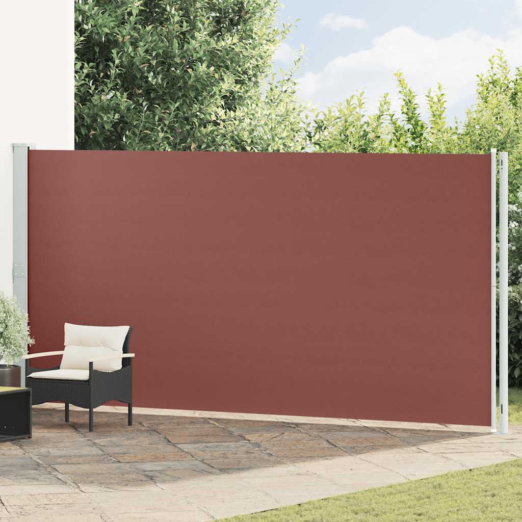 Blue Retractable Garden Side Awning 100x300 cm
