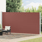 Toldo lateral retráctil de jardín azul 100x300 cm