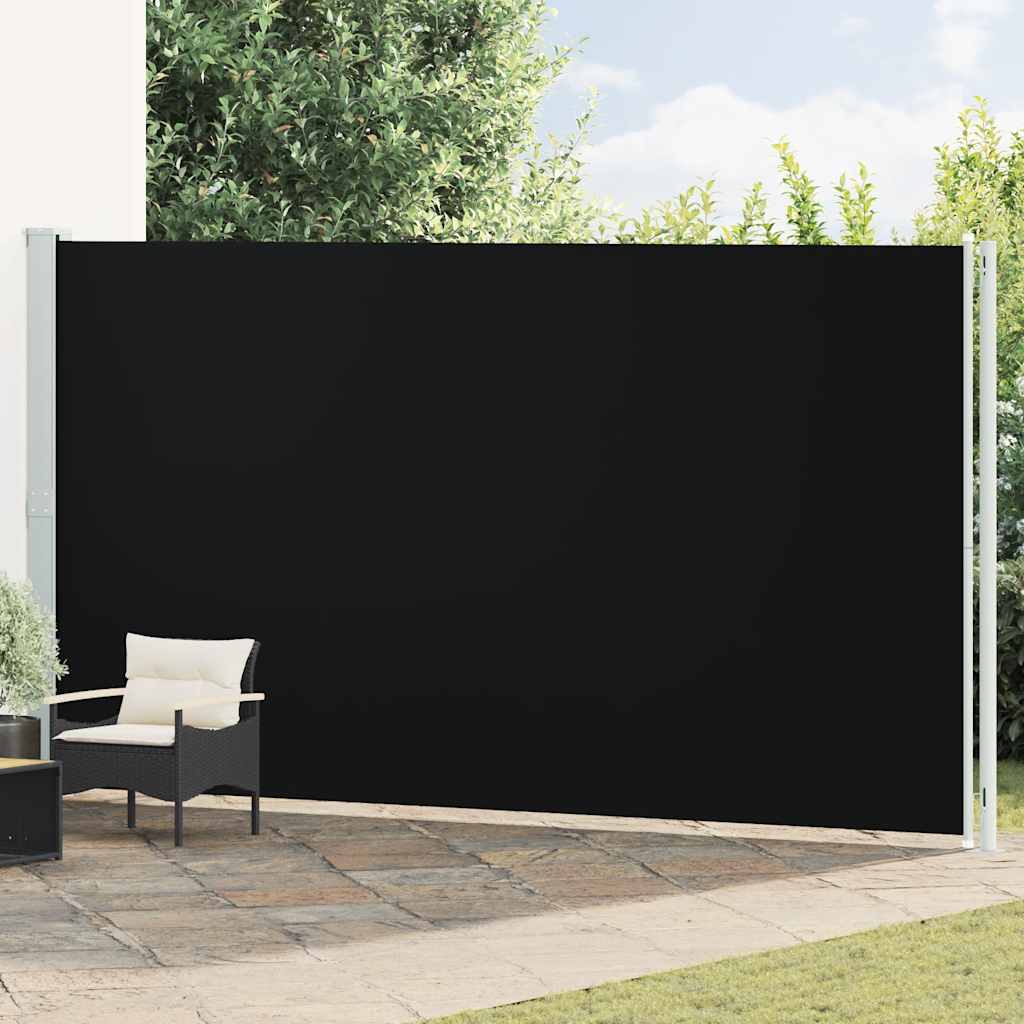 Blue Retractable Garden Side Awning 100x300 cm