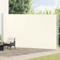 Toldo lateral retráctil de jardín azul 100x300 cm