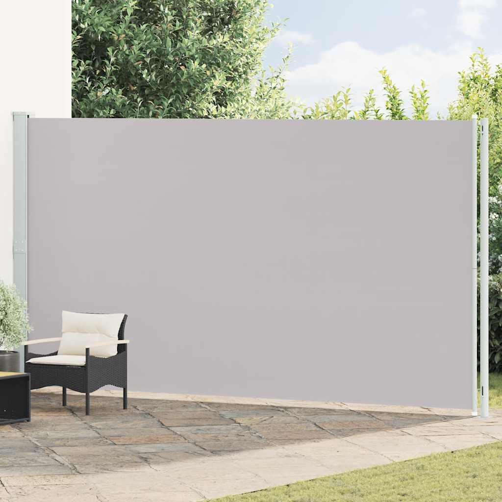Blue Retractable Garden Side Awning 100x300 cm