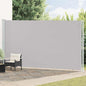 Toldo lateral retráctil de jardín azul 100x300 cm
