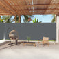Toldo lateral retráctil antracita 117x1200 cm