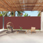 Toldo lateral retráctil antracita 117x1200 cm