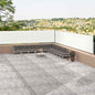 Toldo lateral retráctil antracita 117x1200 cm