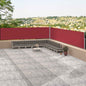 Toldo lateral retráctil antracita 117x1200 cm