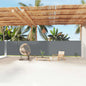 Toldo lateral retráctil antracita 117x1200 cm