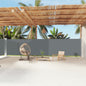 Toldo lateral retráctil antracita 117x1200 cm
