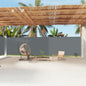 Toldo lateral retráctil antracita 117x1200 cm
