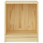 Mesitas de noche 2 uds madera maciza de pino 35,5x33,5x41,5 cm