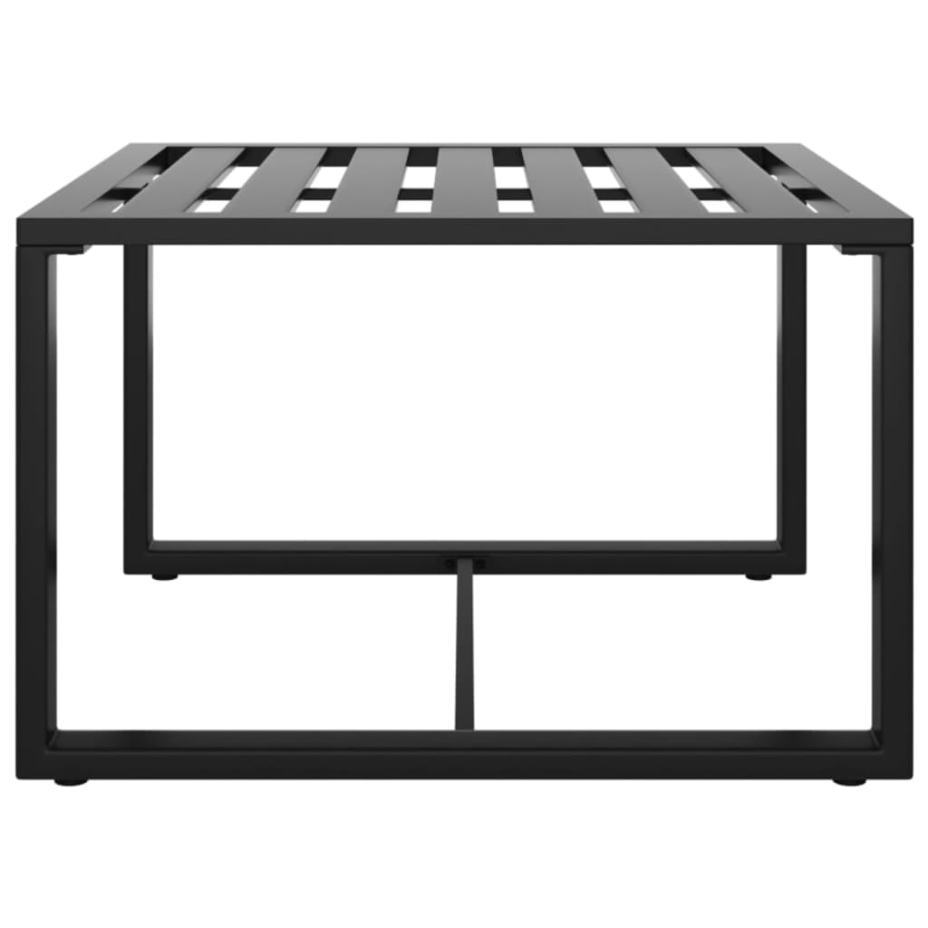 Conjunto de sofás de 3 piezas con cojines aluminio antracita