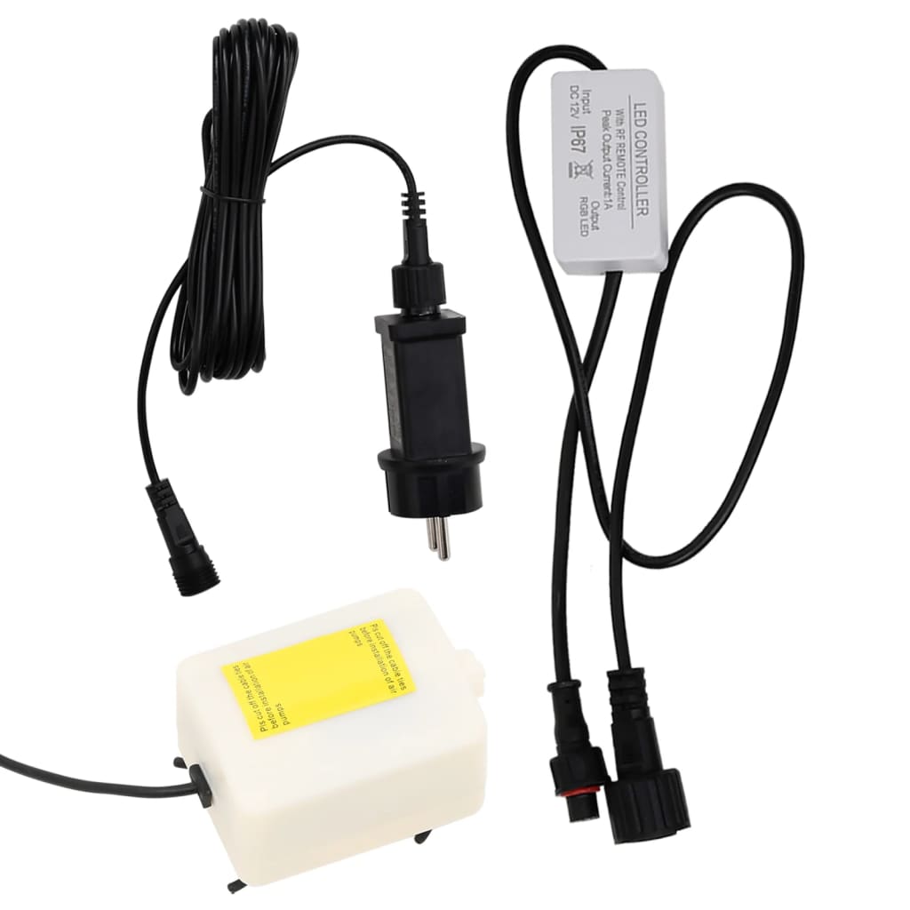 Columna burbujas LEDs RGB acero inoxidable acrílico 110 cm